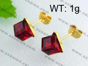 SS Gold-Plating Earring - KE40649-YX