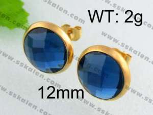 SS Gold-Plating Earring - KE40677-YX