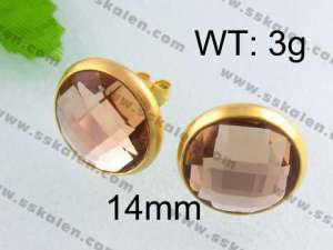 SS Gold-Plating Earring  - KE40700-YX