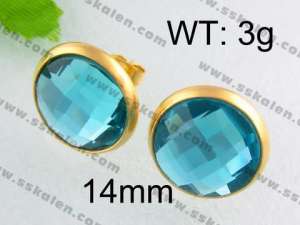 SS Gold-Plating Earring - KE40701-YX