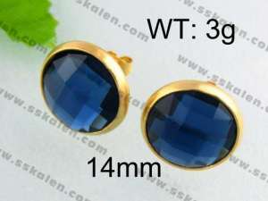 SS Gold-Plating Earring - KE40703-YX