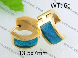 SS Gold-Plating Earring - KE40713-YX