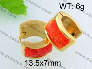 SS Gold-Plating Earring - KE40715-YX