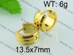 SS Gold-Plating Earring - KE40718-YX