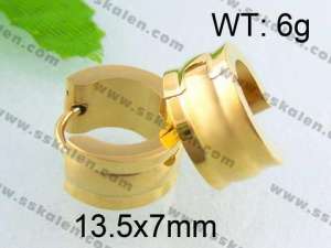 SS Gold-Plating Earring - KE40719-YX