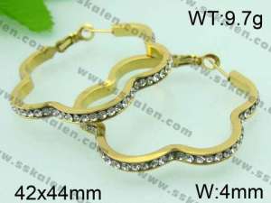 SS Gold-Plating Earring  - KE41779-YX