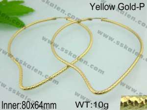SS Gold-Plating Earring  - KE41887-YX