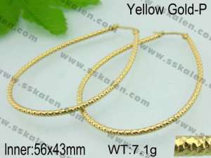 SS Gold-Plating Earring  - KE41894-YX