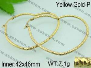 SS Gold-Plating Earring  - KE41896-YX