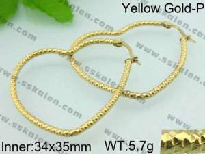 SS Gold-Plating Earring  - KE41897-YX