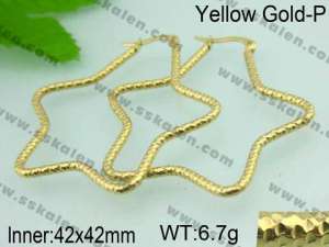 SS Gold-Plating Earring  - KE41903-YX