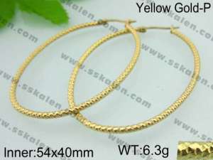 SS Gold-Plating Earring  - KE41908-YX
