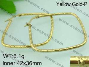 SS Gold-Plating Earring  - KE41917-YX