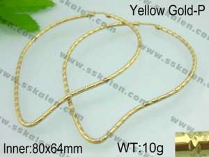 SS Gold-Plating Earring  - KE41923-YX