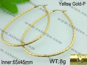 SS Gold-Plating Earring  - KE41931-YX
