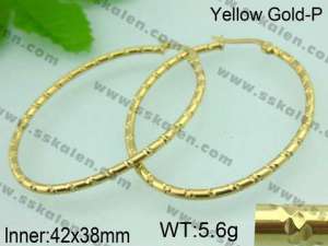 SS Gold-Plating Earring  - KE41935-YX