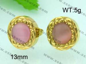 SS Gold-Plating Earring  - KE42081-YX