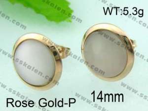 SS Gold-Plating Earring  - KE42116-YX