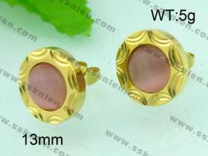 SS Gold-Plating Earring  - KE42565-YX