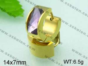 SS Gold-Plating Earring  - KE42640-YX