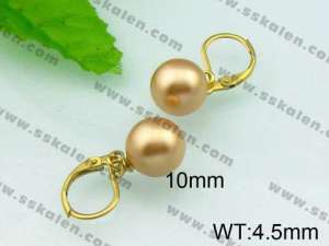  SS Gold-Plating Earring  - KE43130-Z