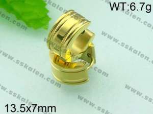 SS Gold-Plating Earring    - KE43256-YX