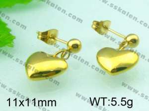  SS Gold-Plating Earring  - KE44006-C