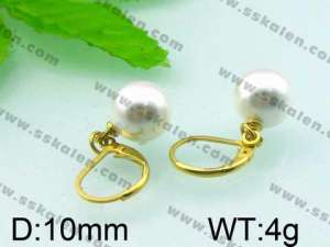 SS Gold-Plating Earring  - KE44021-Z