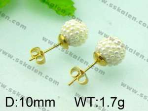 SS Gold-Plating Earring  - KE45076-Z