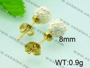  SS Gold-Plating Earring  - KE45079-Z