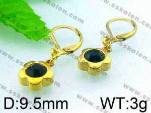 SS Gold-Plating Earring  - KE45367-Z