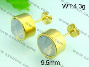 SS Gold-Plating Earring  - KE45627-YX