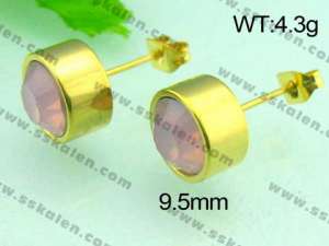 SS Gold-Plating Earring  - KE45628-YX