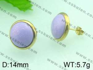  SS Gold-Plating Earring  - KE46118-YX