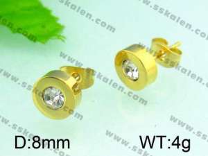 SS Gold-Plating Earring  - KE47108-Z