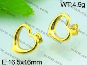 SS Gold-Plating Earring  - KE48446-Z