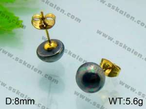 SS Gold-Plating Earring  - KE50813-Z