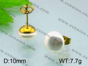 SS Gold-Plating Earring  - KE50816-Z