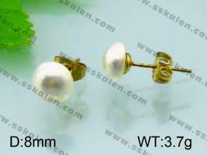  SS Gold-Plating Earring  - KE50817-Z