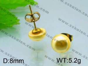SS Gold-Plating Earring  - KE50821-Z