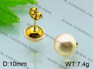 SS Gold-Plating Earring  - KE50824-Z