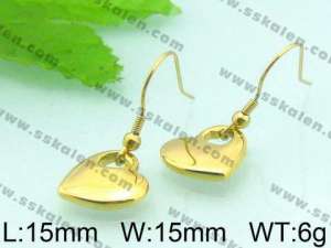  SS Gold-Plating Earring  - KE50888-Z