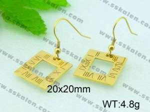 SS Gold-Plating Earring  - KE51198-Z