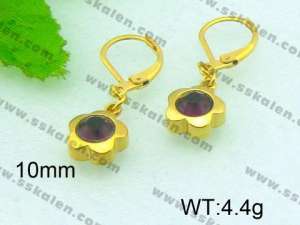 SS Gold-Plating Earring  - KE51215-Z