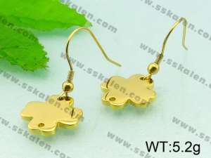 SS Gold-Plating Earring  - KE52479-Z