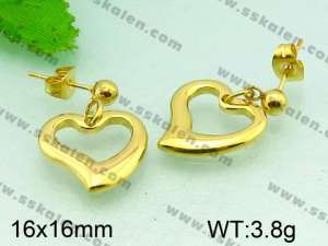 SS Gold-Plating Earring  - KE52488-Z