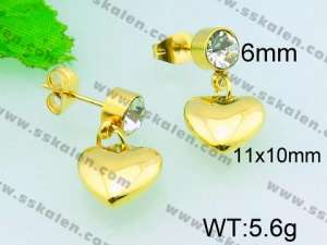 SS Gold-Plating Earring  - KE52652-Z