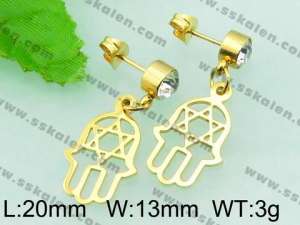  SS Gold-Plating Earring  - KE56359-Z