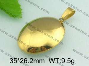 Stainless Steel Gold-plating Pendant  - KP29197-K