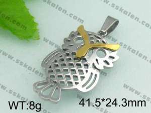 Stainless Steel Gold-plating Pendant  - KP29244-K